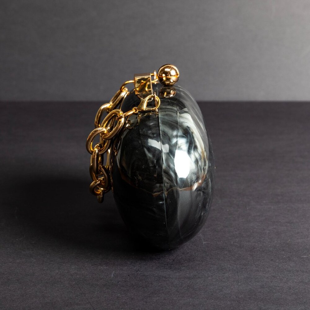 Verano Hill Skvivnn Acrylic Clutch - Black NWOT - Picture 7 of 7